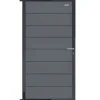 Brico Elephant Tuindeur Recht Wpc Modular Antraciet 90X180Cm- Tuindeuren
