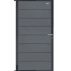 Brico Elephant Tuindeur Recht Wpc Modular Antraciet 90X180Cm- Tuindeuren