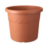 Brico Elho Bloempot Algarve Cilindro Rond Wielen O48Cm Terra- Plantenpotten En -Bakken
