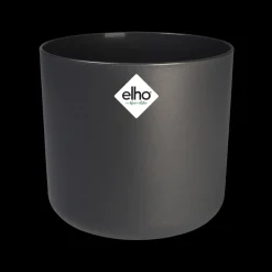 Brico Elho Bloempot B. For Soft Rond O14Cm Antraciet- Plantenpotten En -Bakken