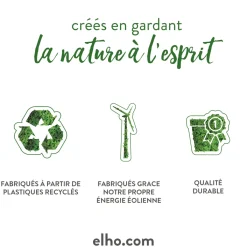 Brico Elho Bloempot Brussels Rond Wielen O35Cm Antraciet- Plantenpotten En -Bakken