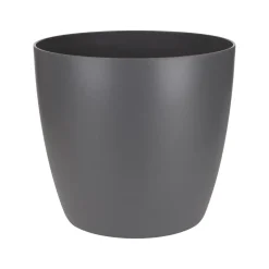 Brico Elho Bloempot Brussels Rond O16Cm Antraciet- Plantenpotten En -Bakken