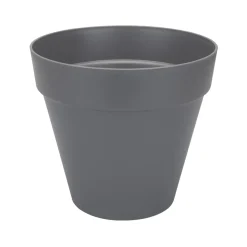 Brico Elho Bloempot Loft Urban Rond Wielen O40Cm Antraciet- Plantenpotten En -Bakken