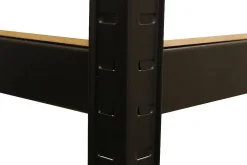 Opbergrekken|Brico Erro Stellingkast Met 5 Planken - Zwart - 90Cm