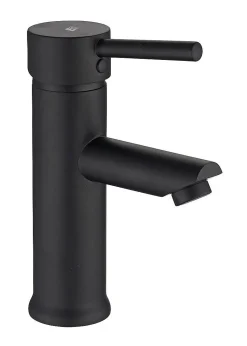 Wastafelkranen|Brico Essebagno Wastafelmengkraan Deco Laag Mat Zwart