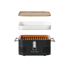 Brico Everdure Cube Houtskool Barbecue Khaki 38,4X31,6X22,4Cm- Houtskool Barbecue