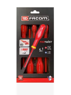 Schroevendraaiers|Brico Facom Schroevendraaierset – 5 Stuks
