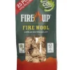 Brico Fire-Up Aanmaakhoutwol – 25 Stuks- Houtskool En Briketten