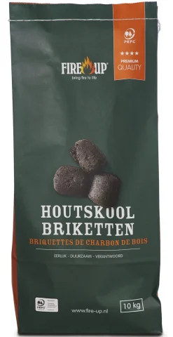 Brico Fire-Up Houtskool Pefc 10Kg- Houtskool En Briketten