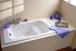 Baden|Brico Flavis Sabot Zitbad - 105 X 70 X 50,5-52 Cm - Toplax®