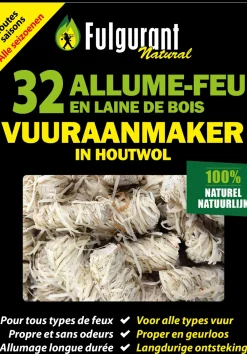 Brico Fulgurant Vuuraanmaker Eco Houtwol