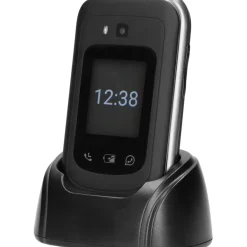 Brico Fysic F25 - Eenvoudige Mobiele Klaptelefoon Voor Senioren Met Sos Noodknop, Zwart- Kluizen