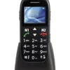 Brico Fysic Fm-7500 Mobiele Telefoon Voor Senioren Met Noodknop, Zwart- Kluizen