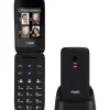 Brico Fysic Fm-9760Zt Mobiele Klaptelefoon Voor Senioren Noodknop Zwart- Kluizen