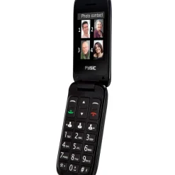 Brico Fysic Fm-9760Zt Mobiele Klaptelefoon Voor Senioren Noodknop Zwart- Kluizen