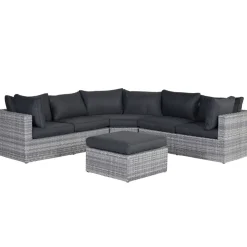 Brico Garden Impressions Carlo Loungeset 5-Delig Xl - Licht Grijs- Loungesets