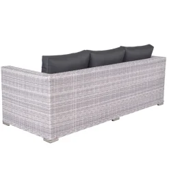 Brico Garden Impressions Tennessee Lounge Tuinbank L225 Cm -Licht Grijs- Tuinbanken