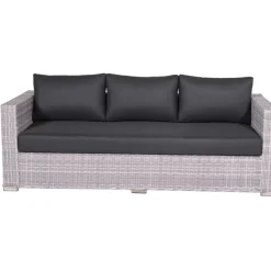 Brico Garden Impressions Tennessee Lounge Tuinbank L225 Cm -Licht Grijs- Tuinbanken