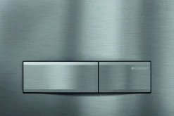 Bedieningspanelen|Brico Geberit Bedieningspaneel Sigma 50 Voor Up320, Up720, Up300 En Up700 Inbouwreservoirs| 24,6X16,4Cm Geborsteld Chroom