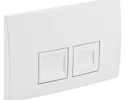 Bedieningspanelen|Brico Geberit Bedieningspaneel Delta 50 Voor Up100 Inbouwreservoirs|Mat Wit