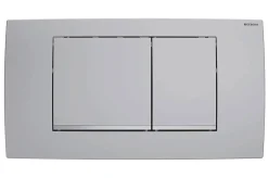 Bedieningspanelen|Brico Geberit Bedieningspaneel Twinline 30 Voor Up130 Inbouwreservoirs| 340X185X32Mm Mat Chroom