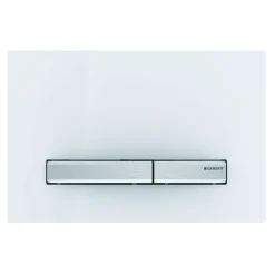 Bedieningspanelen|Brico Geberit Bedieningspaneel Sigma 50 Voor Up320 Inbouwreservoirs|24,6X16,4Cm Wit/Chroom