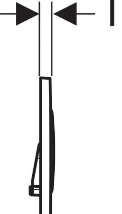 Bedieningspanelen|Brico Geberit Bedieningsplaat Sigma 20 Voor Up320, Up720, Up300 En Up700 Inbouwreservoirs| Zwart Mat