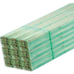 Timmerhout|Brico Geimpregneerd Ruw Hout Witte Noorse Den 270 X 4,7 X 4,7 Cm