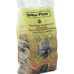 Brico Golden Flame Houtblokken ‘Ovengedroogd' 10,5Dm³
