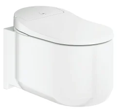 Wandclosetten|Brico Grohe Hangtoilet Sensia Arena Wit | Met Bidet | Randloos Toiletpot
