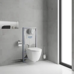 Inbouwtoiletten|Brico Grohe Inbouwreservoir Set Serel | Soft-Close Toiletzitting | Randloos Toiletpot