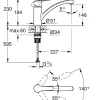 Keukenkranen|Brico Grohe Quickfix Start Keukenmengkraan Chroom