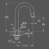 Fonteinkranen|Brico Grohe Toiletkraan Universal Supersteel/Rvs Look