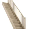 Brico Handystairs Gesloten Rechte Trap "Vega80" - 280 Cm Hoog - 13 Beuken Treden - Met Leuning- Zoldertrappen