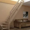 Brico Handystairs Molenaarstrap "Rustic60" - Kwartslag Rechts - Hoogte 280Cm - 13 Treden Van Grenenhout- Zoldertrappen