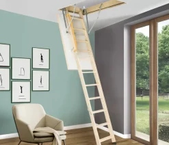 Brico Handystairs Vlizotrap "Tradition" - Bakmaat 110 X 60 Cm - Hoogte 280 Cm - U-Waarde 1.26 W/M²- Zoldertrappen