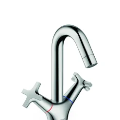 Wastafelkranen|Brico Hansgrohe Wastafelkraan Mysport Chroom