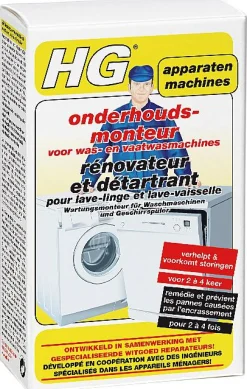 Schoonmaakmiddelen|Brico Hg Was- En Vaatwasmachine Reiniger En Ontkalker 200Gr