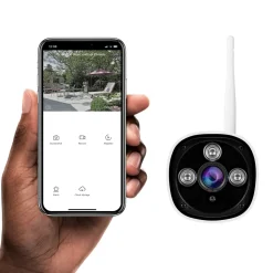 Brico Hombli Slimme Beveiligingscamera Buiten Wifi Full Hd Nachtzicht Wit- Beveiligingscamera
