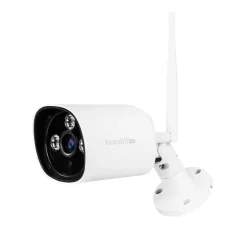 Brico Hombli Slimme Beveiligingscamera Buiten Wifi Full Hd Nachtzicht Wit- Beveiligingscamera