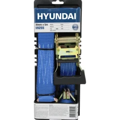 Brico Hyundai Spanband Met Ratel En S-Haken 5Mx38Mm 1000Kg- Spanbanden