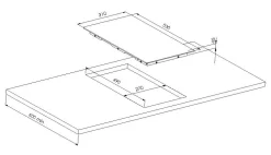 Kookplaten|Brico Inductiekookplaat Moderna 140Mm 1200W + 180Mm 1800W
