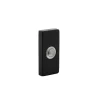Brico Intersteel Deurbel Rechthoekig Rvs/Zwart 65X30X10 Mm- Deurbellen