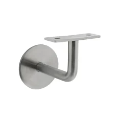 Brico Intersteel Leuninghouder Gebogen Vlak Zadel Rvs Geborsteld- Trapleuningen