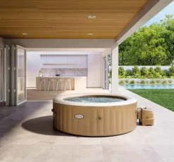 Brico Intex Bubblebad Purespa Sahara 6Personen Beige O216X71Cm- Spa En Jacuzzi