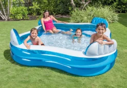 Brico Intex Opblaasbaar Zwembad Family 229X229X46Cm- Opblaaszwembaden