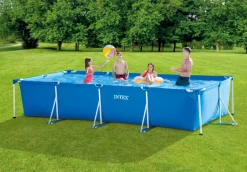 Brico Intex Zwembad Set Metal Frame 28274Gn 450X220X84Cm- Opzetzwembaden Zonder Pomp