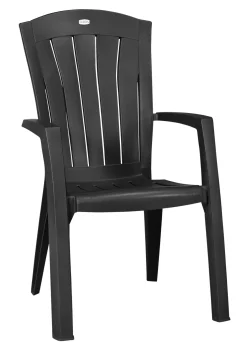 Brico Jardin Tuinstoel Santorini Grafiet 65X61X99Cm- Tuinstoelen
