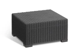 Brico Jardin Tuintafel Elise Kunststof Grafiet 137X90Cm- Tuintafels