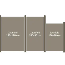 Brico Jutland Set 2 180X324Cm Nature- Balkonschermen